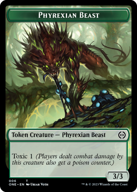 Phyrexian Beast Token - Foil